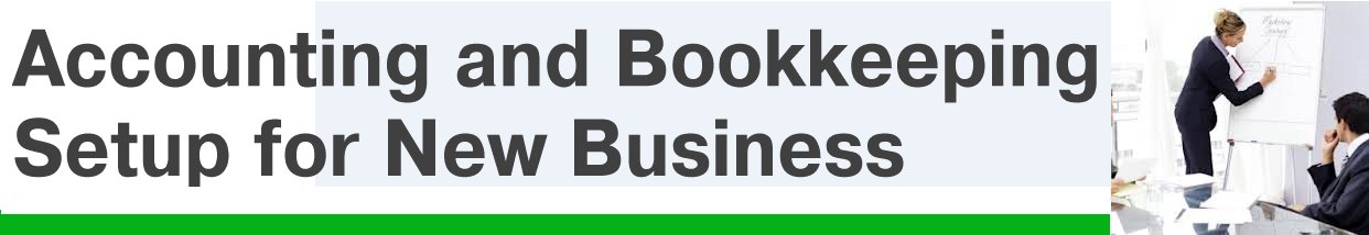 Accounting and bookkeeping process start up for new Canadian corporation