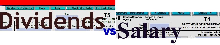 Dividends vs. Salary - comparing the numbers